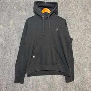 Polo Ralph Lauren Black Baggy Performance Hoodie Size L